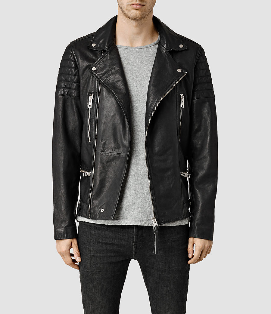 All saints 2024 kane leather jacket