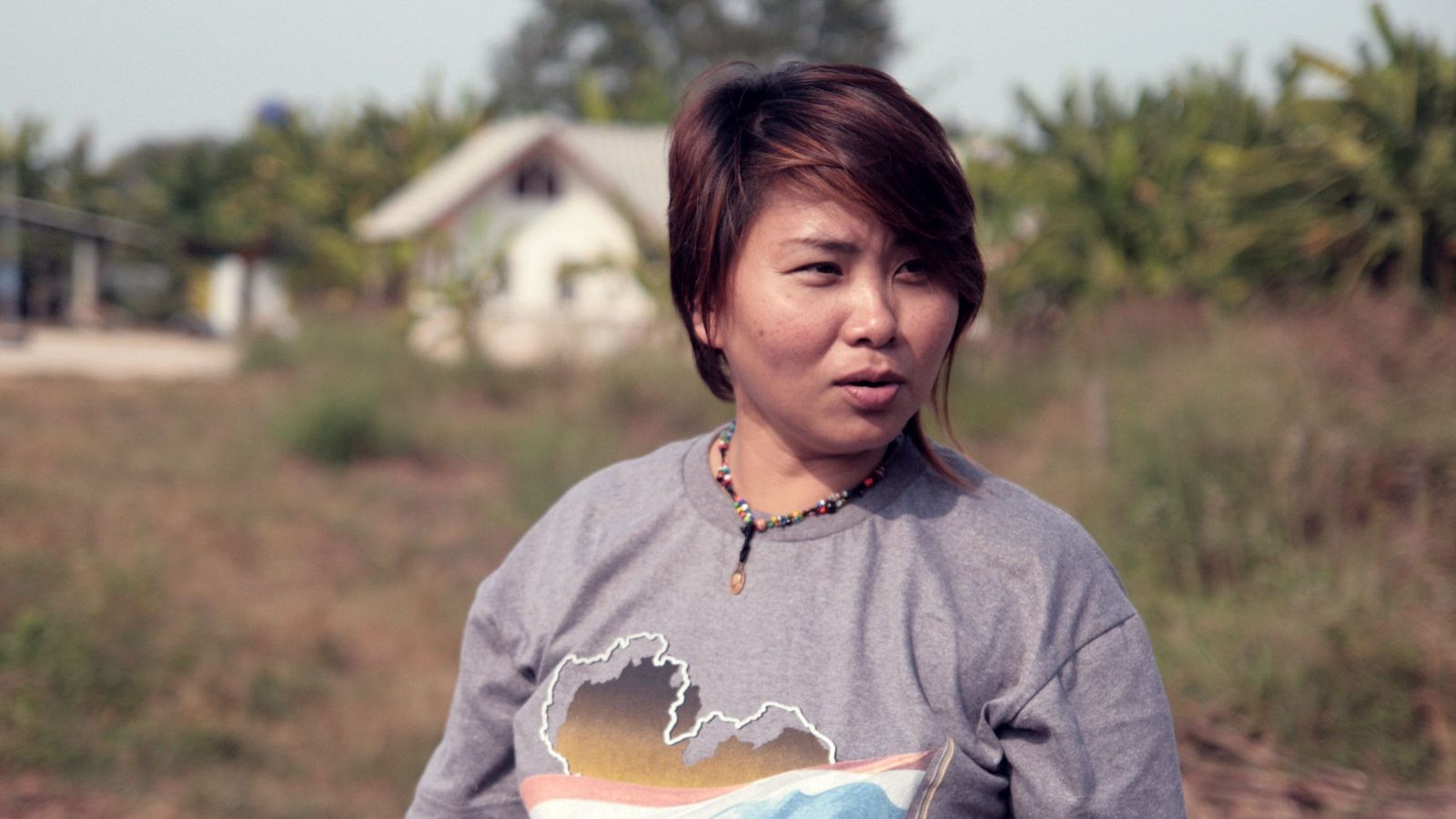 Portrait of Kru Nam in Thailand.