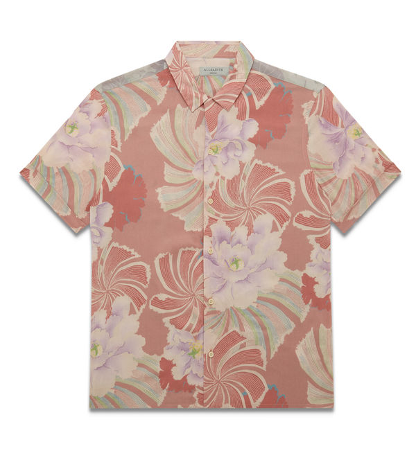 Helix Shirt - Sunset Red