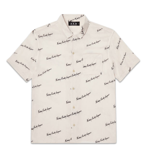 Whiteletter Shirt - Ecru