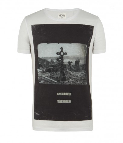 Paradise Cut Collar T shirt, Men, Graphic T Shirts, AllSaints 