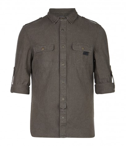 Cadet L/s Shirt, Men, Shirts, AllSaints Spitalfields