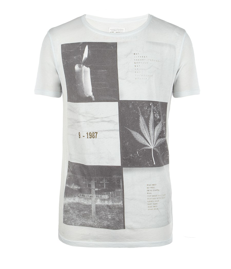 1987 Crew T shirt, Men, Graphic T Shirts, AllSaints Spitalfields