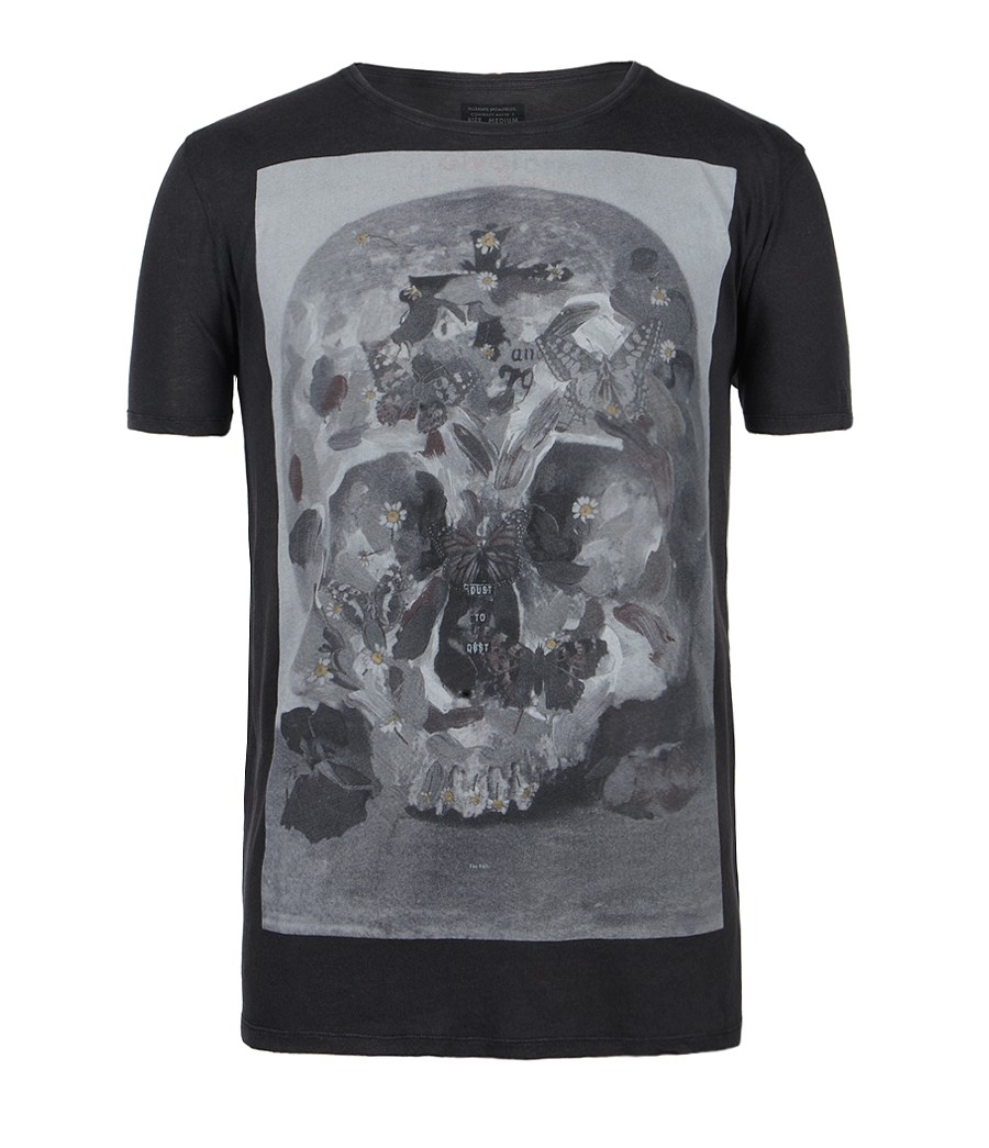 Dust Slouch Crew T shirt, Men, T shirts, AllSaints Spitalfields