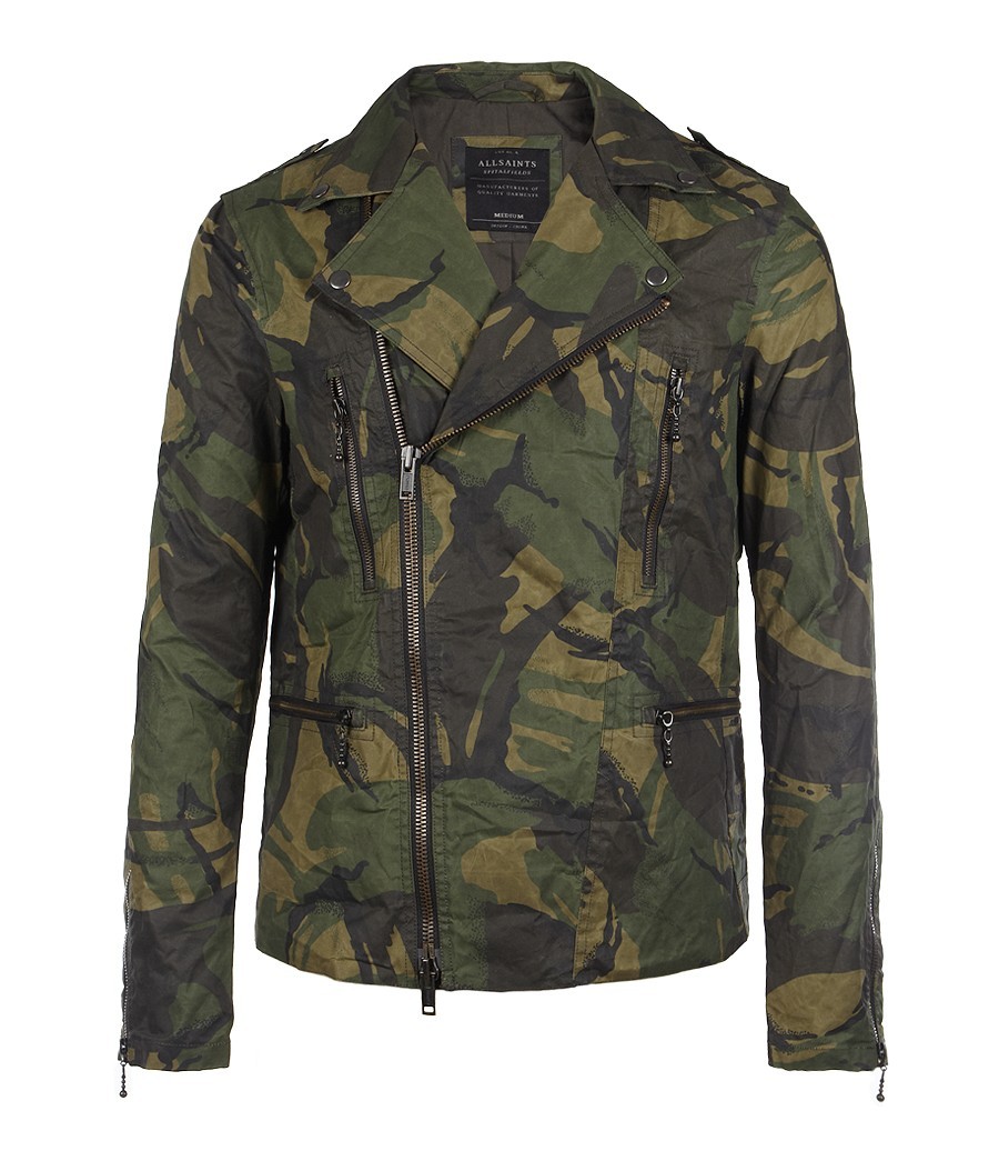 Spurr Biker Jacket, Men, Jackets, AllSaints Spitalfields