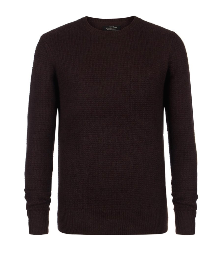 Ridge Crew Jumper, Men, Knitwear, AllSaints Spitalfields