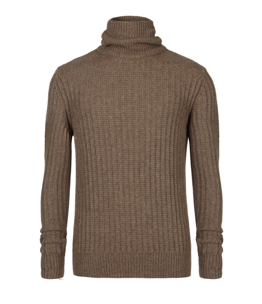 Spire Funnel Neck Jumper, Men, Knitwear, AllSaints Spitalfields