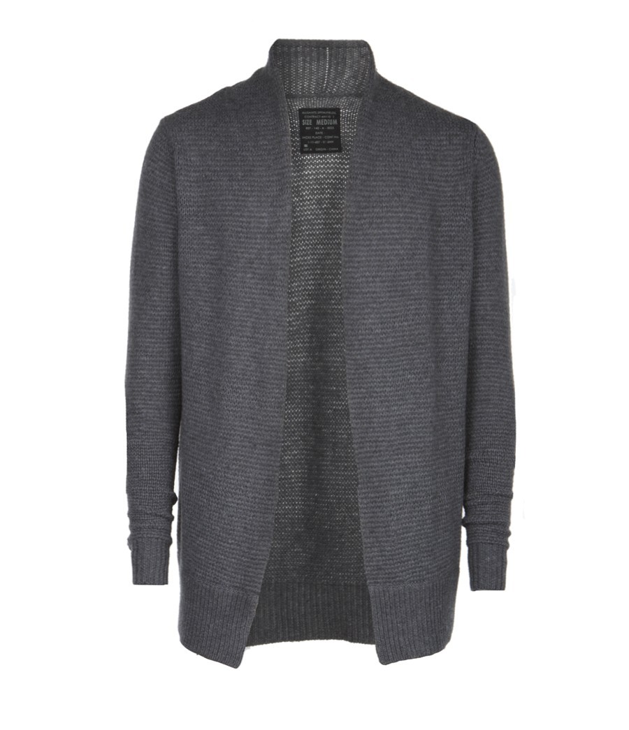 Rebus Cardigan, Men, Knitwear, AllSaints Spitalfields