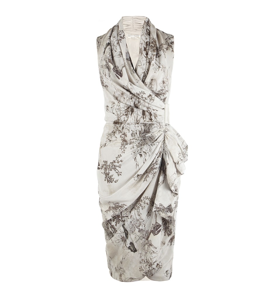 Skull De Jouy Dress, Women, Dresses, AllSaints Spitalfields