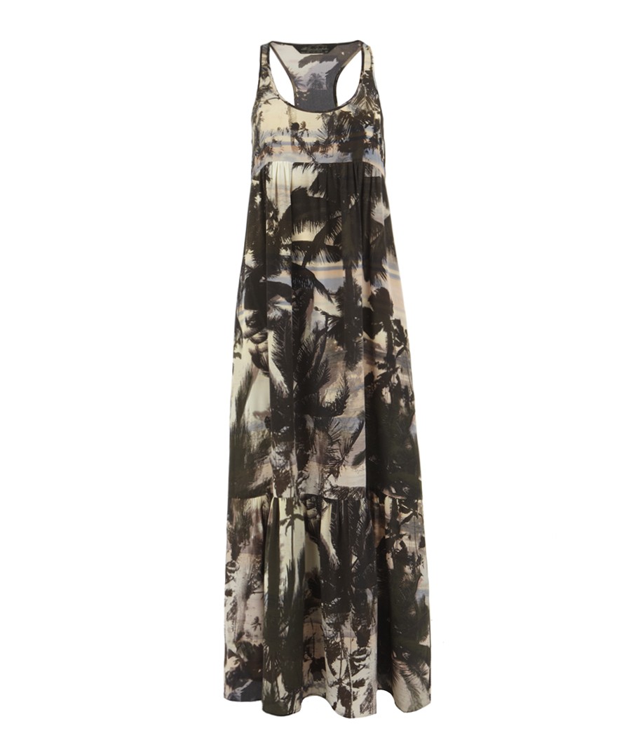 Aloe Palm Dress, Women, Dresses, AllSaints Spitalfields