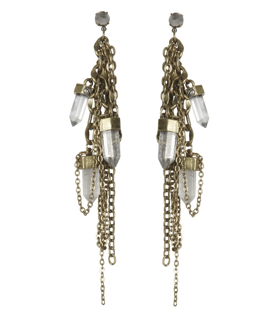 Xenolith Quartz Earring, Women, Jewellery, AllSaints Spitalfields