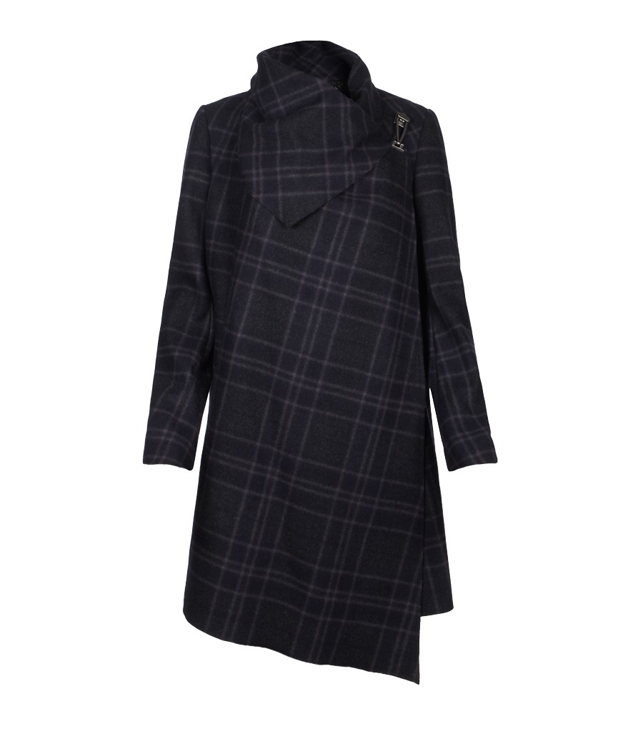 Plaid Monument Coat, Women, Coats, AllSaints Spitalfields