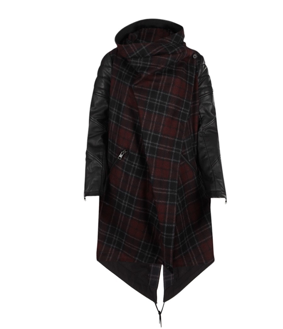 Check Gaboury Parka, Women, Coats, AllSaints Spitalfields