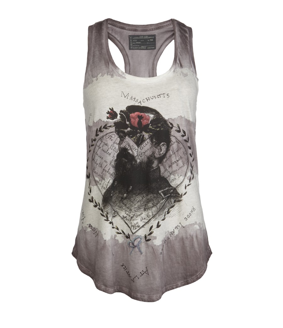 Harts Vest, Women, Graphic T Shirts, AllSaints Spitalfields