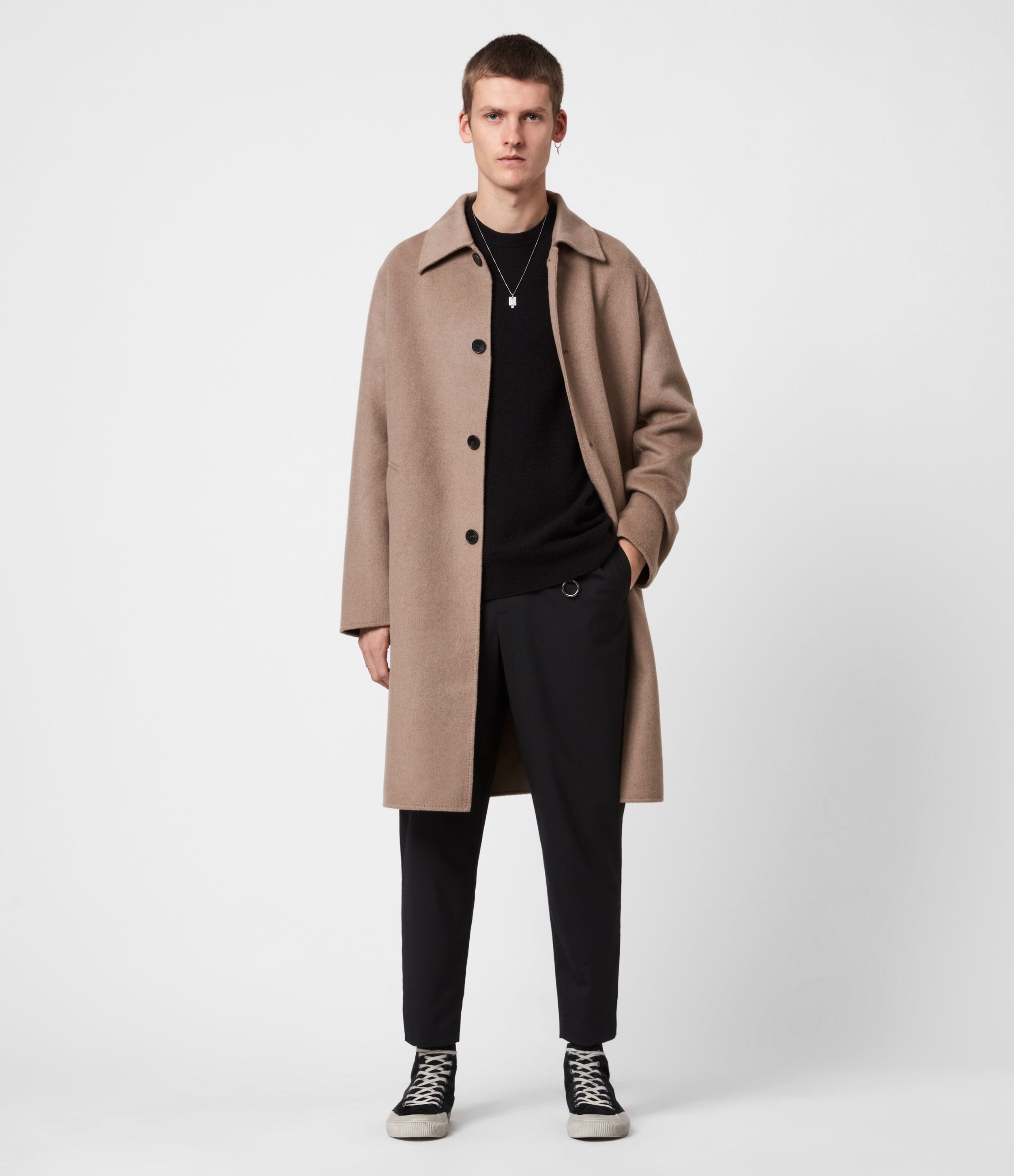 allsaints adler suede jacket