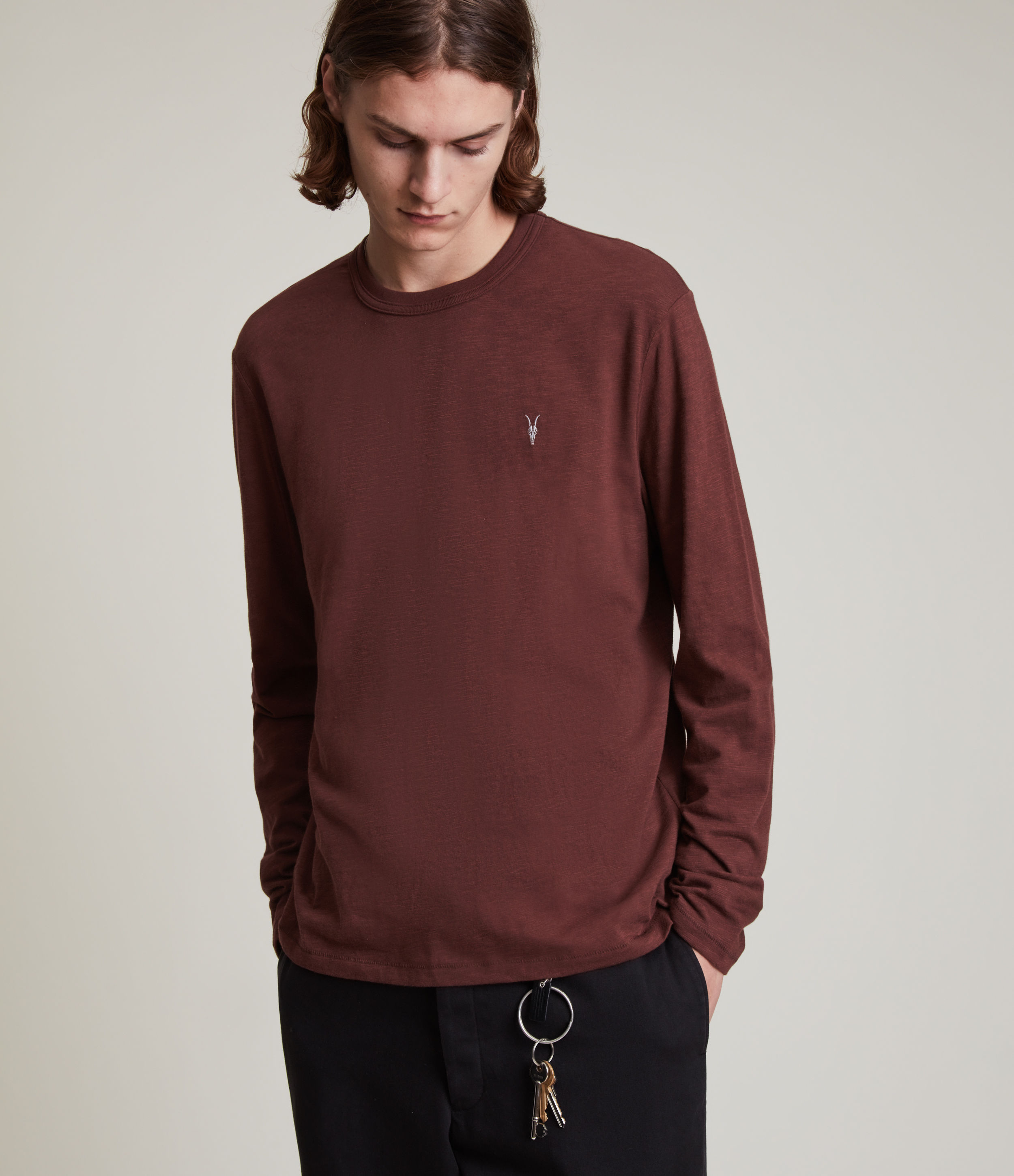 allsaints long sleeve t shirt