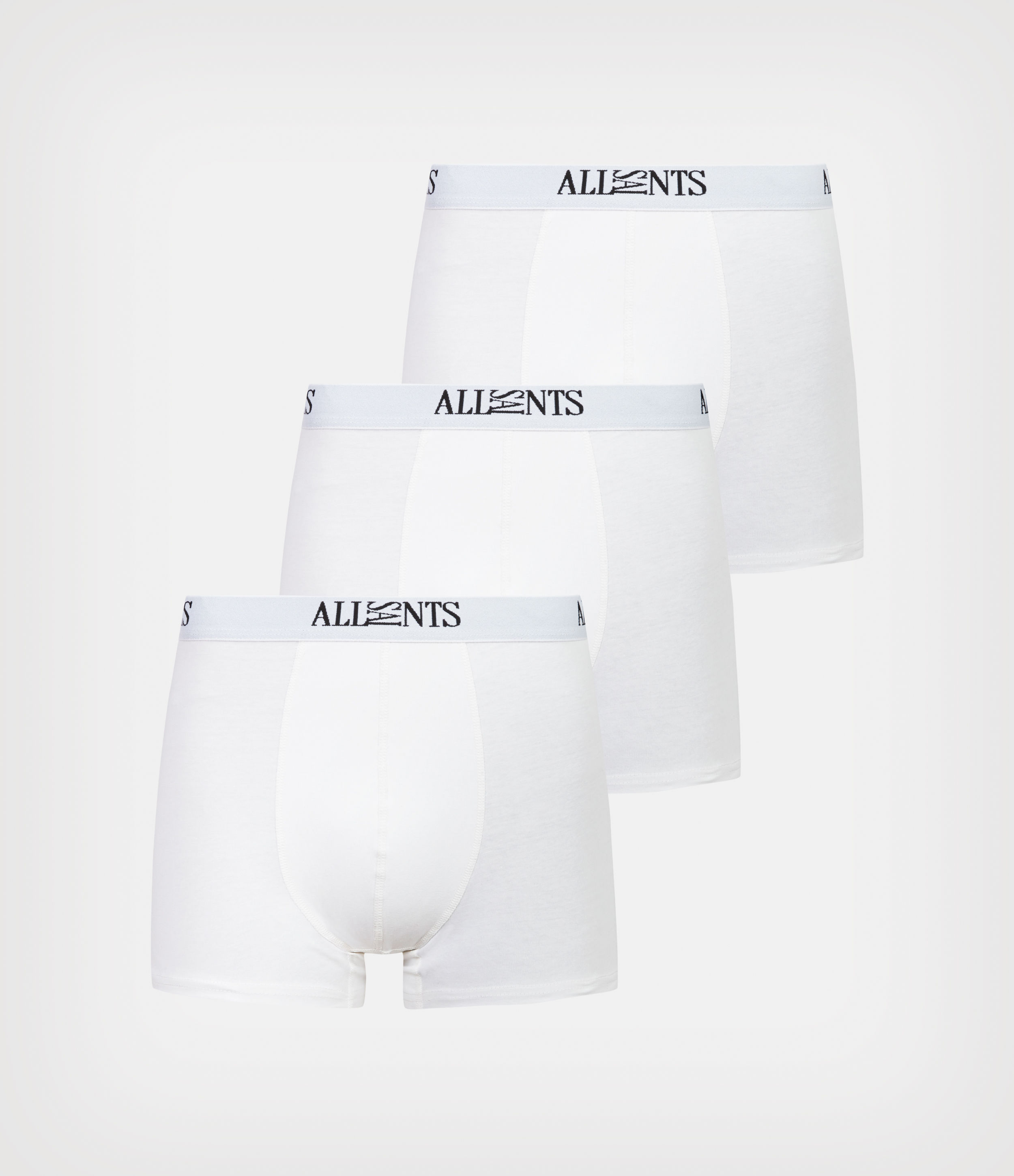Image of AllSaints Wren Boxer Mens WHITE/WHITE/WHITE Size: L