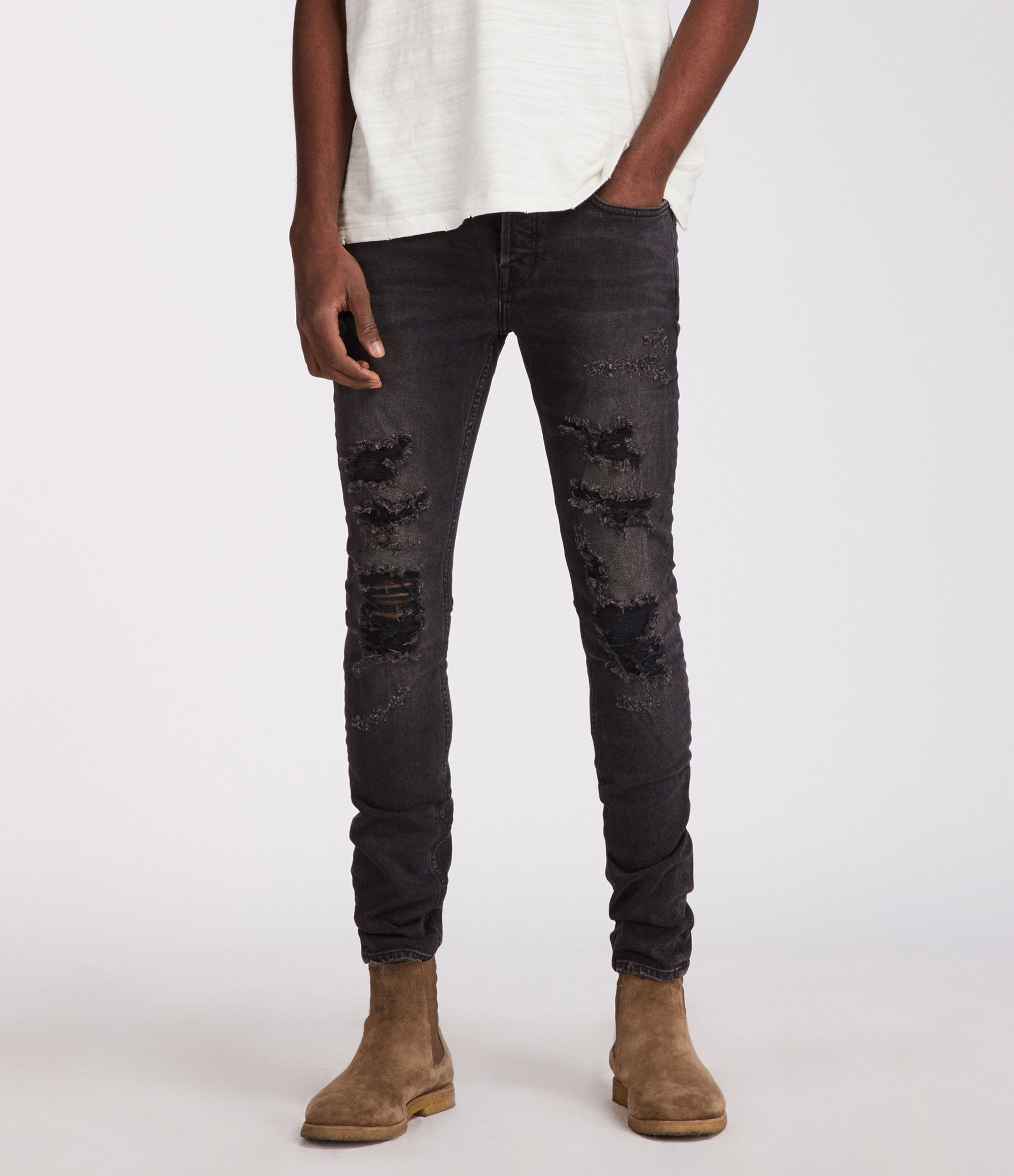 all saints cigarette jeans