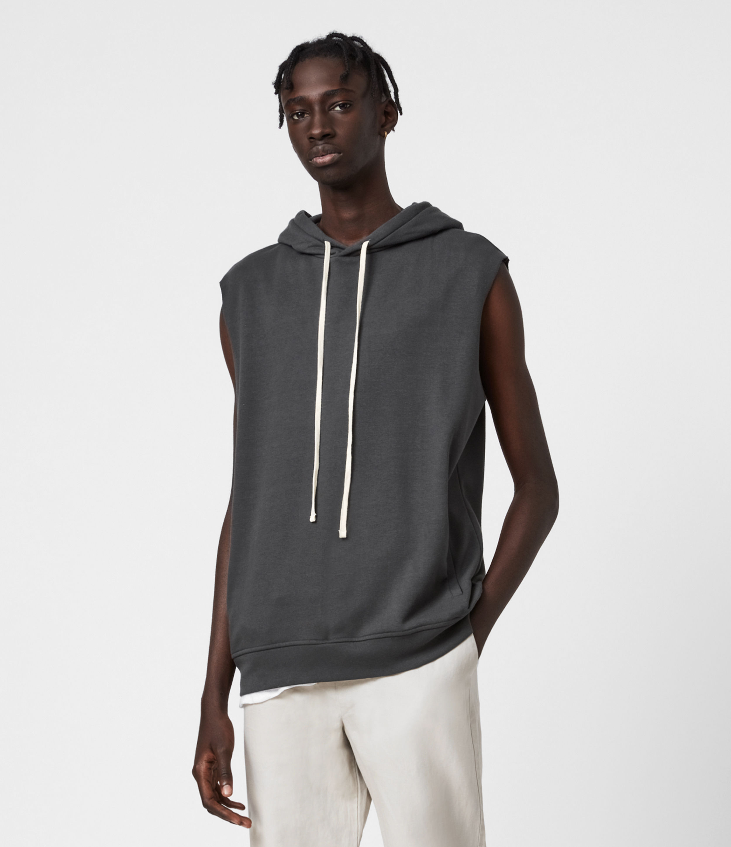 Shop Saints Sleeveless Hoodie