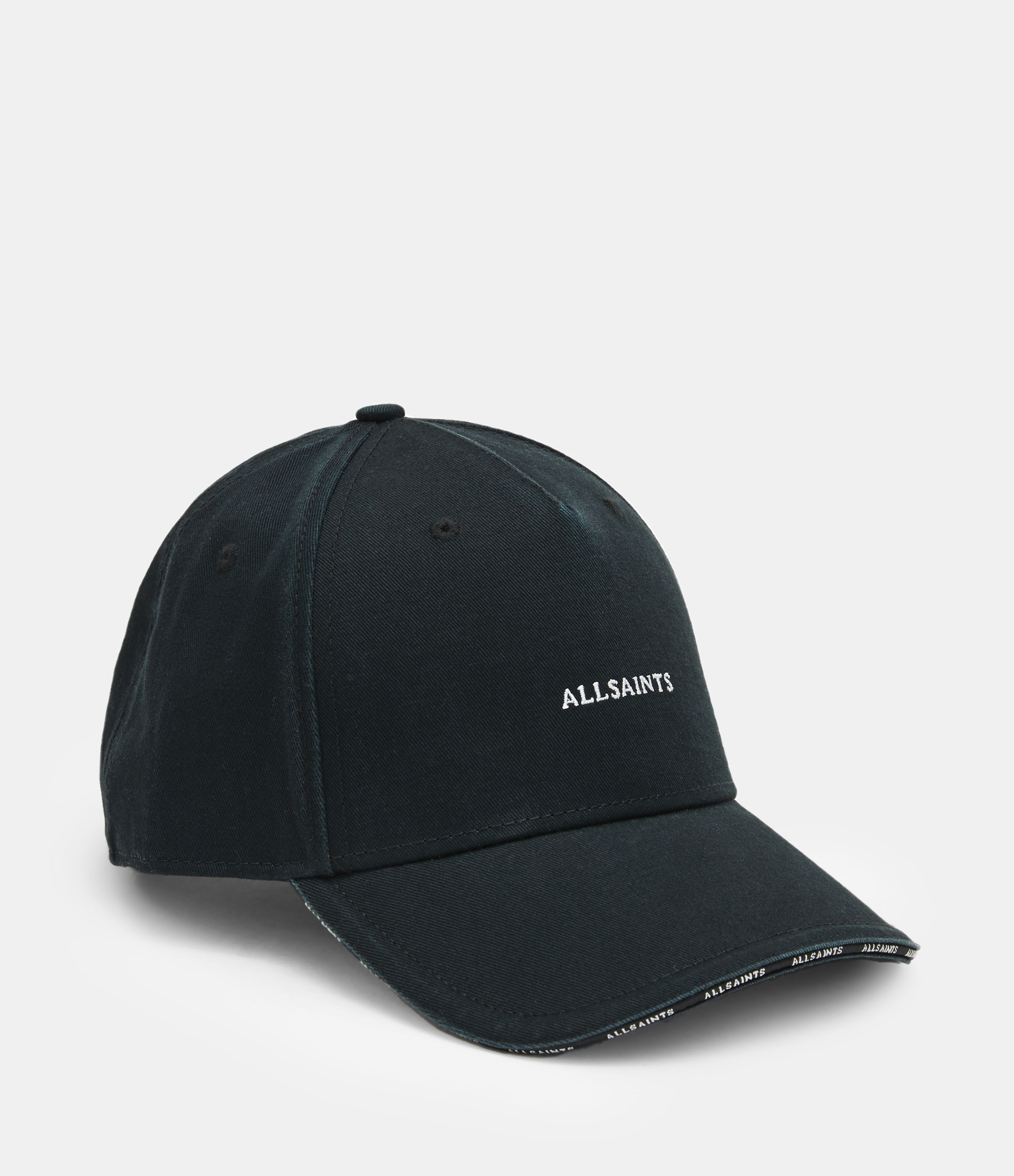Image of AllSaints Felix Baseball Cap Mens Black Size: One Size