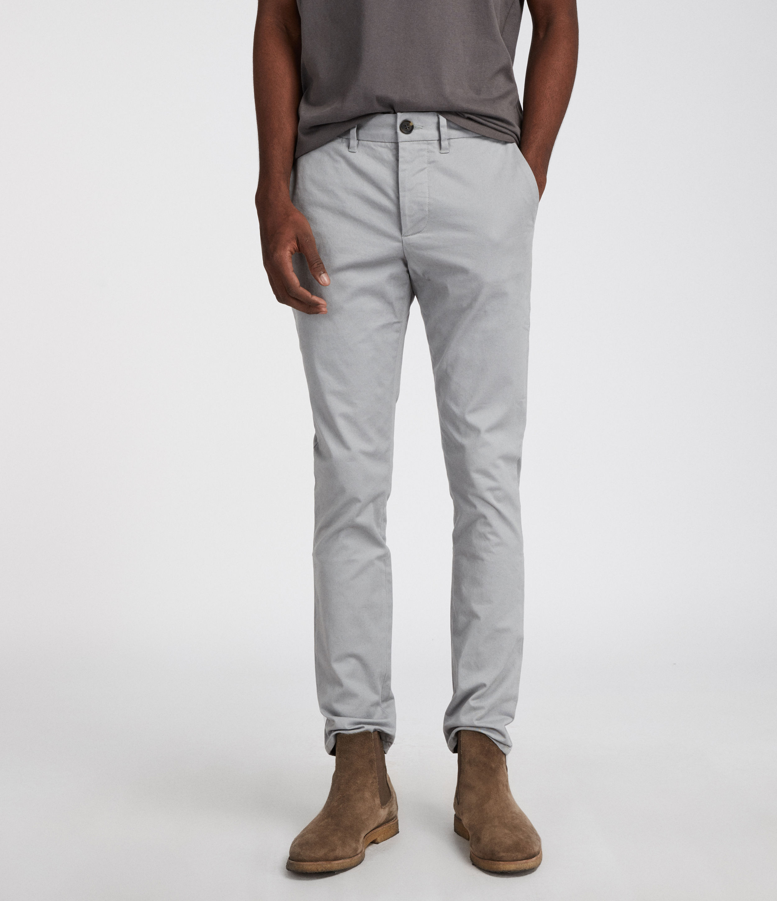Allsaints Park Chino In Blue