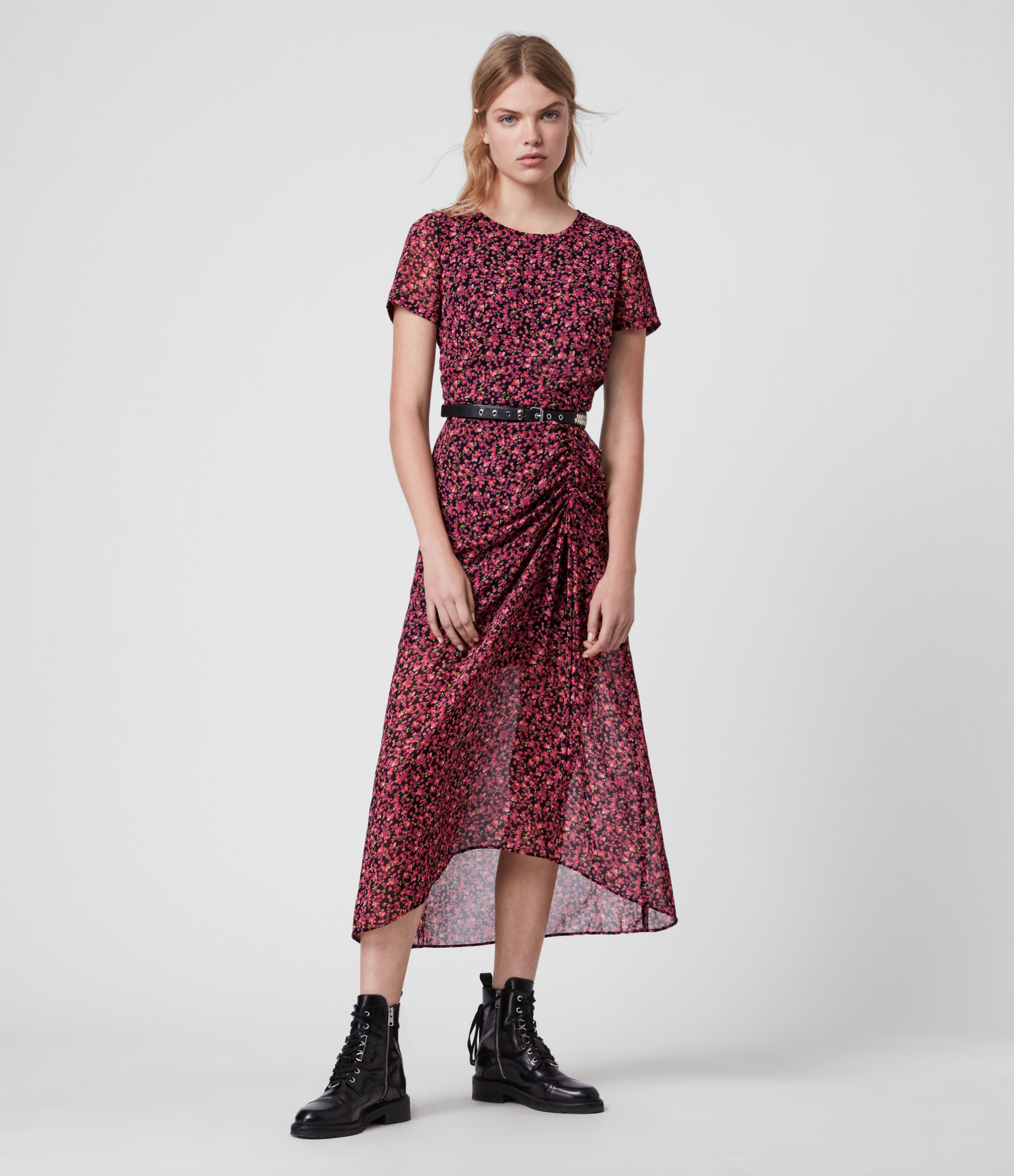 allsaints ariya dress