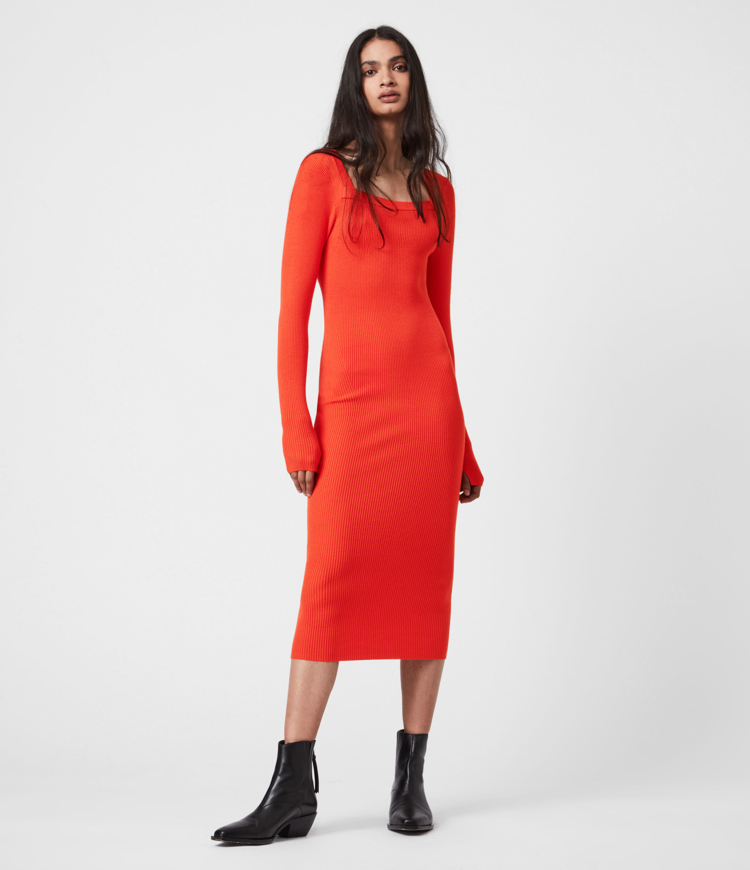 all saints sweater dress