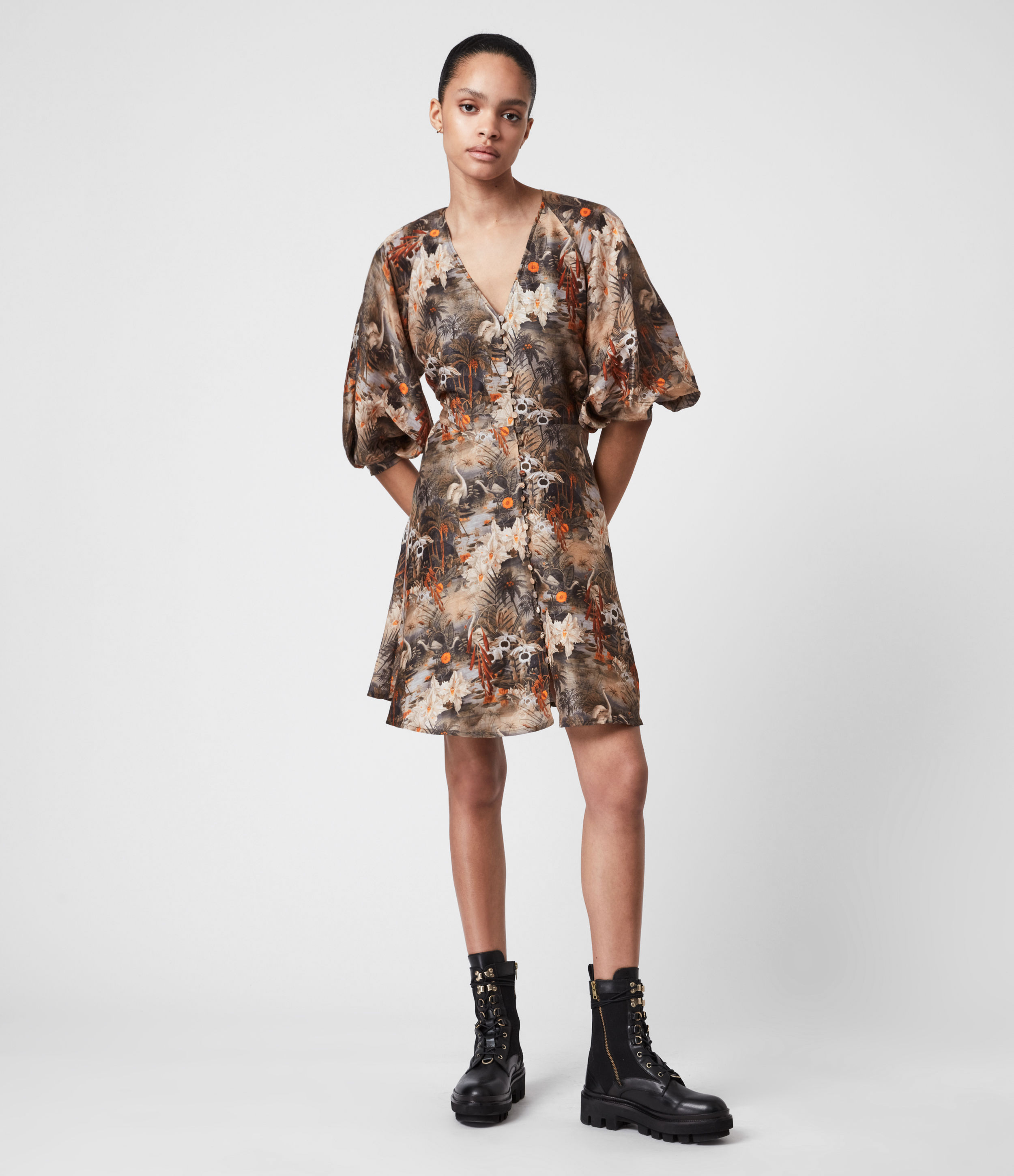 allsaints mini dress