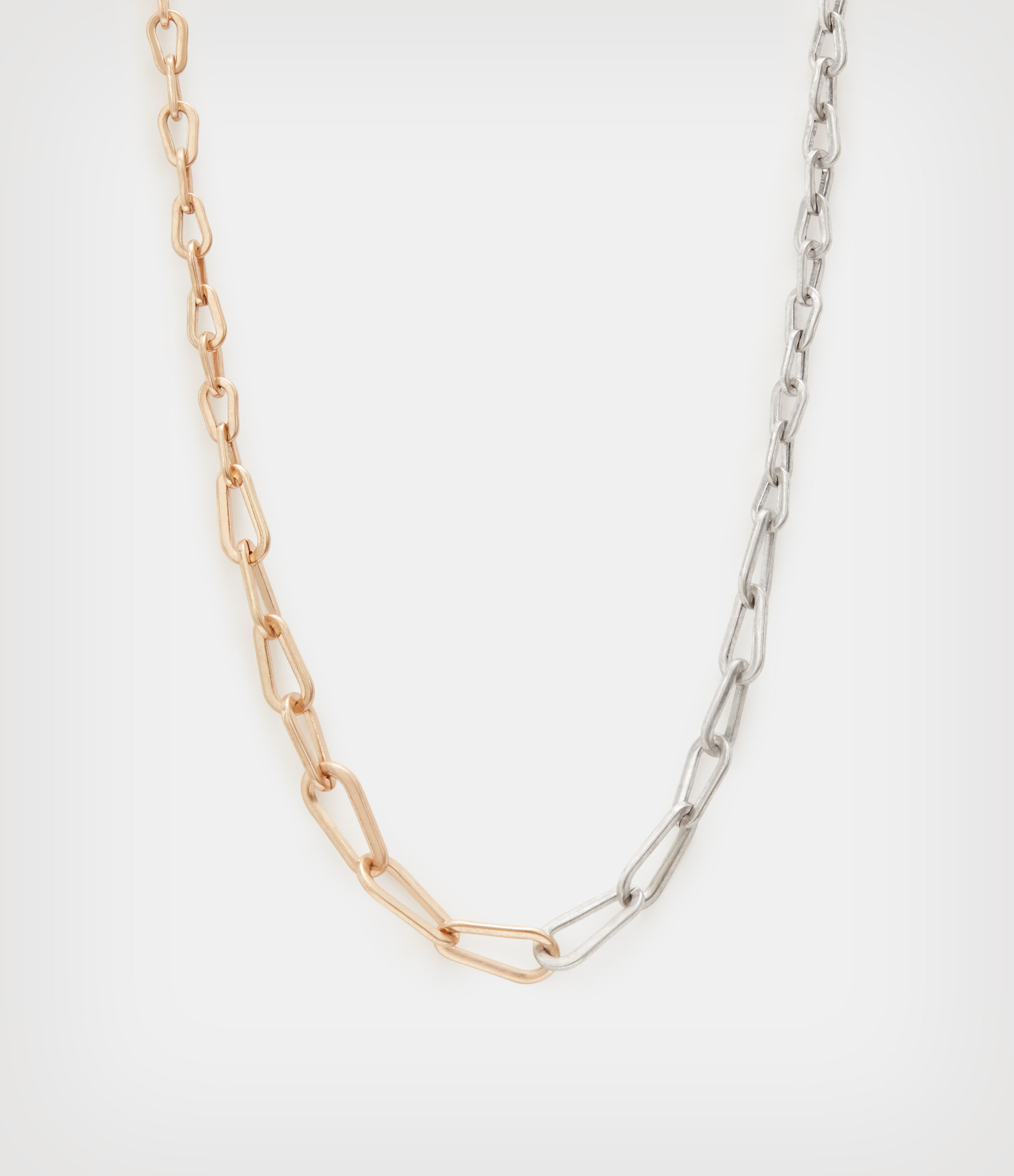 Image of AllSaints Carrie Necklace Womens WARM BRASS/SILVER Size: One Size