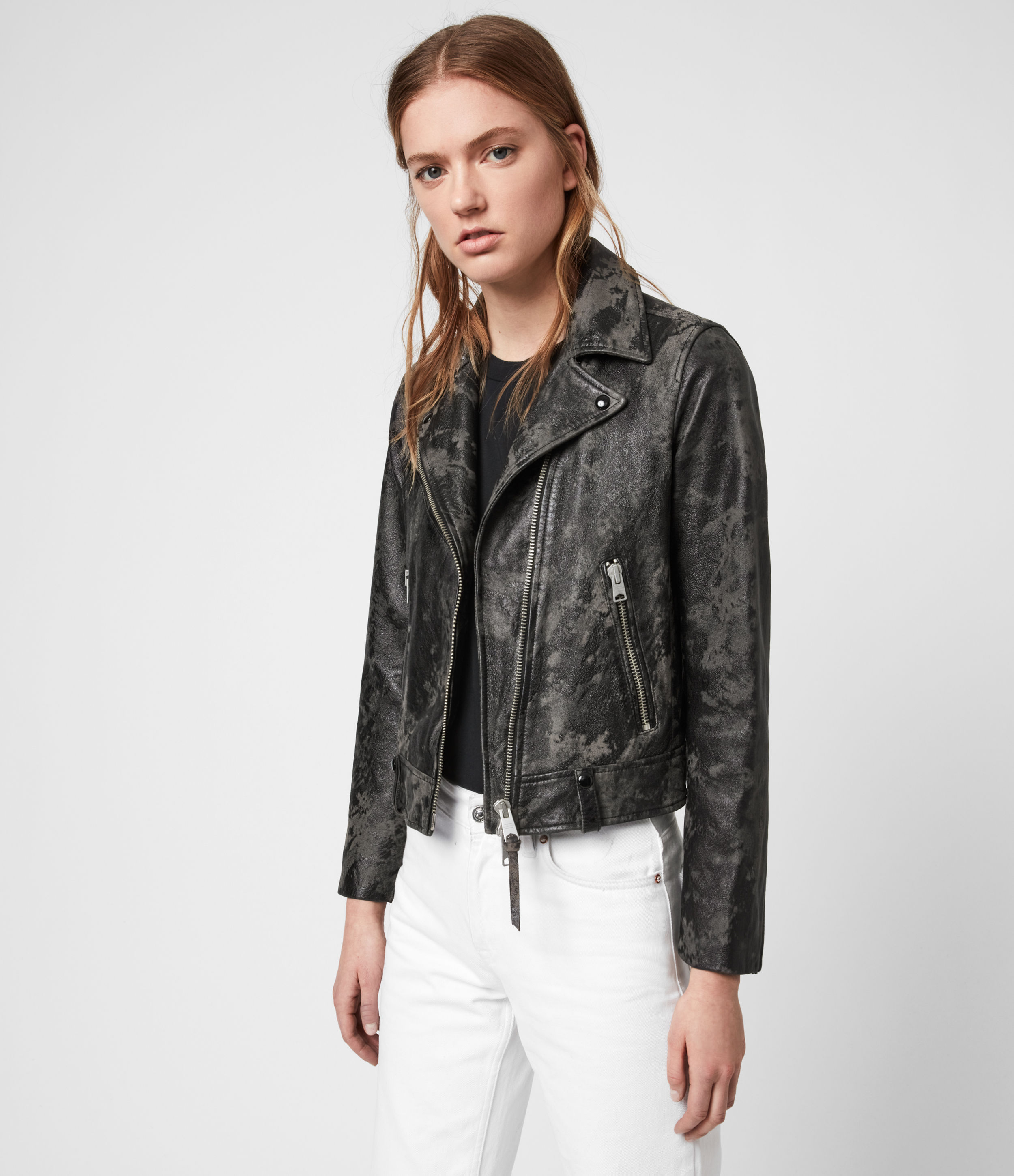 allsaints drury leather jacket