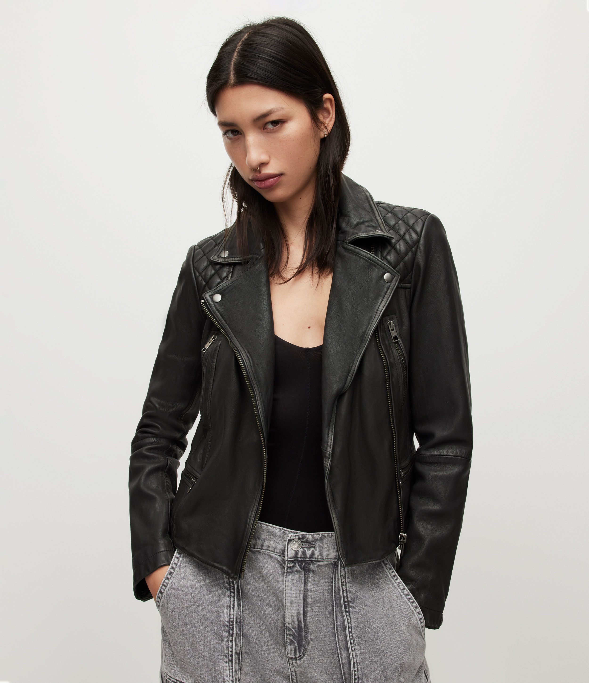 all saints vegan leather