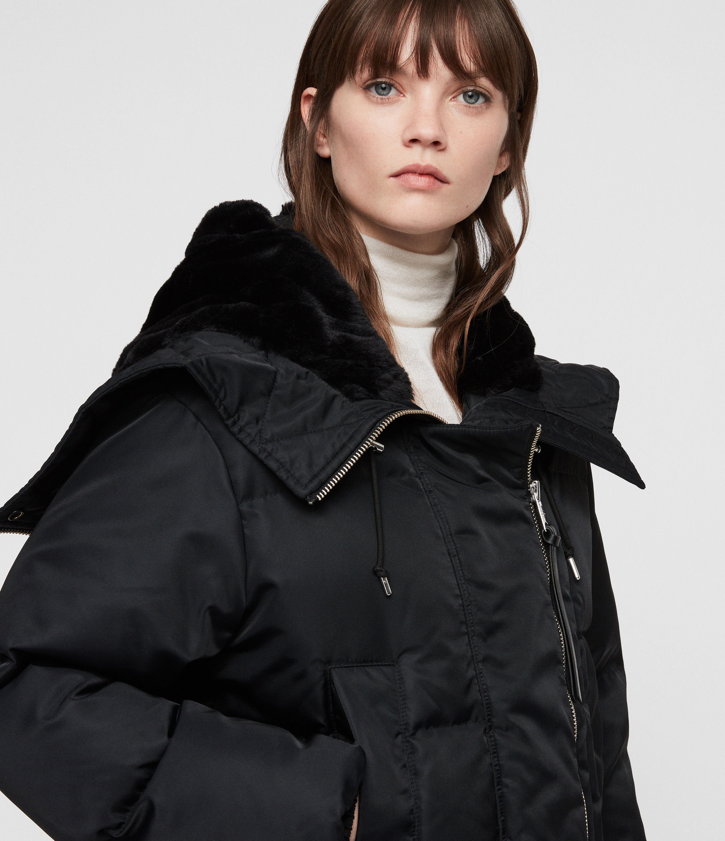 allsaints lexi puffer coat