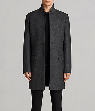 ALLSAINTS UK: Mens Mode Merino Open Cardigan (Black)