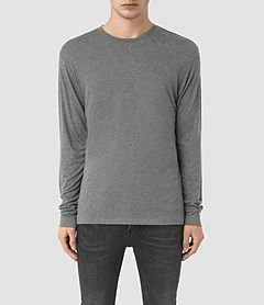 Allsaints Cedarn Long Sleeve Crew T-shirt | ModeSens