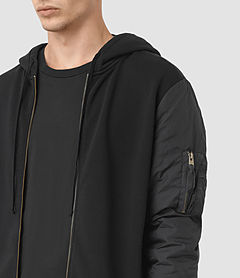 allsaints osier zip hoody