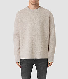 ALLSAINTS PENRITT CREW SWEATER, TAUPE MARL | ModeSens