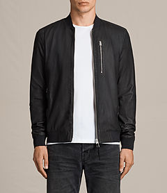 Allsaints Kino Leather Bomber Jacket | ModeSens