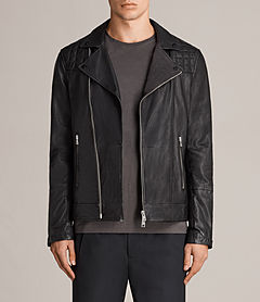 All saints kushiro leather jacket hotsell