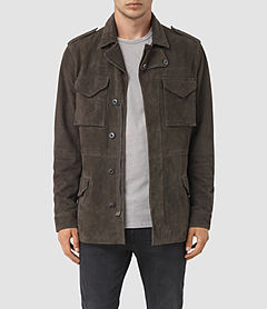 Allsaints Forter Suede Jacket | ModeSens