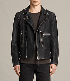 Allsaints Wykham Leather Biker Jacket | ModeSens