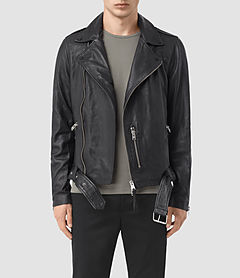 Allsaints Kahawa Leather Biker Jacket | ModeSens