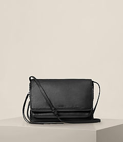 ALLSAINTS US: Womens Club Crossbody (Black)