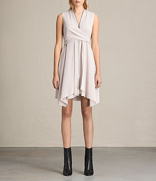 allsaints jayda silk dress