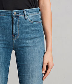 ALLSAINTS US: Womens Grace Jeans (Fresh Blue)