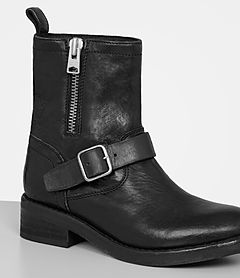 ALLSAINTS US: Womens Classic Biker Boot (Black)