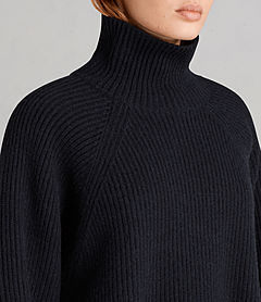 ALLSAINTS US: Womens Jones Sweater (Ink Blue)