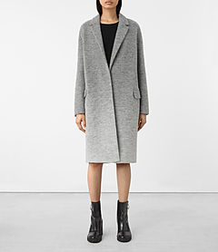 ALLSAINTS UK: Womens City Monument Coat (Black)