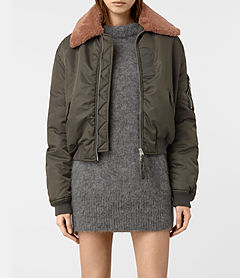 All saints on sale luca bomber jacket