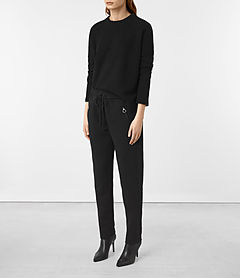 ALLSAINTS Juno Pants in Black | ModeSens