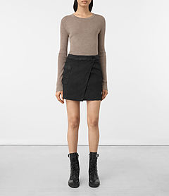 Allsaints Ruth Denim Skirt | ModeSens